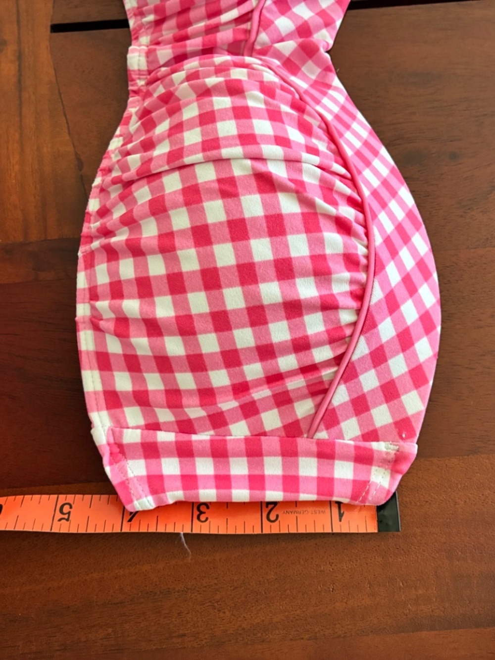 Lauren James pink gingham two piece bikini swimsuit L - Picture 12 of 14